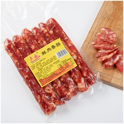250g广味鲜肉腊肠 广东特产腌制腊味肉制品 煲仔蒸饭香肠广式腊肠图3