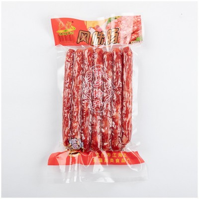 农家风味烟熏腊肠 广式风味腊肠小袋装批发 广东特产猪肉肠1斤装图5