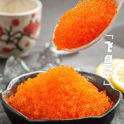 盖世飞鱼籽100g/盒秘鲁飞鱼子爆破口感即食海藻寿司食材海鲜水产图2