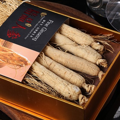 东北特产白参 长白山人参 白全须500克装6年泡酒煲汤白参现货批发图4