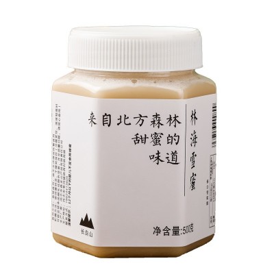 森龙椴树蜜长白山500g成熟农家结晶蜂蜜东北黑蜂雪蜜一斤瓶装图5