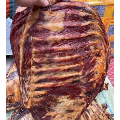 正宗烟熏腊排骨肉 农家自制整块排骨肉，精排 中排 土猪排骨腊肉