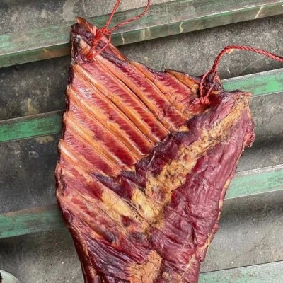 正宗烟熏腊排骨肉 农家自制整块排骨肉，精排 中排 土猪排骨腊肉图4