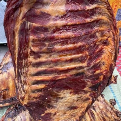 正宗烟熏腊排骨肉 农家自制整块排骨肉，精排 中排 土猪排骨腊肉图3