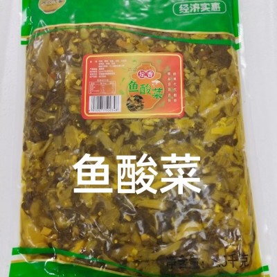 坛香鱼酸菜湖南特产厂家直销坛香酸菜天农流香2500g咸菜图2