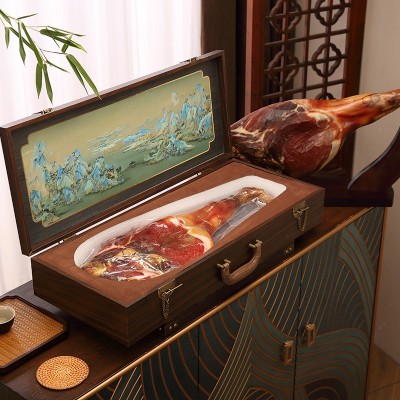 名门匠师金华火腿正宗火腿9斤整腿木盒商务春节礼品特产礼盒礼包图5