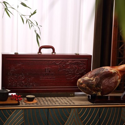 名门匠师金华火腿正宗火腿10斤整腿木盒商务春节礼品特产礼盒礼包图4