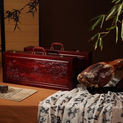 名门匠师金华火腿正宗火腿10斤整腿木盒商务春节礼品特产礼盒礼包图5