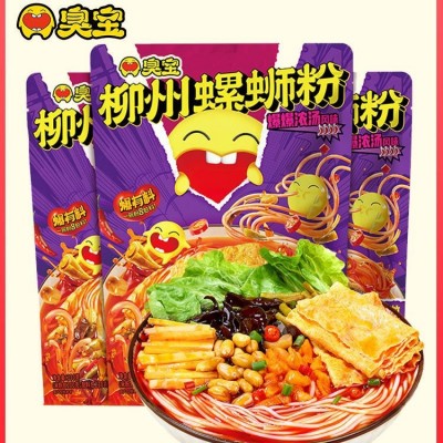 臭宝螺蛳粉方便速食螺狮粉柳州特产米粉夜宵爆爆浓汤大片腐竹330g图2