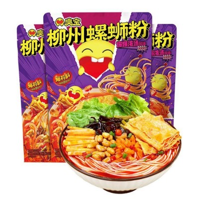臭宝螺蛳粉方便速食螺狮粉柳州特产米粉夜宵爆爆浓汤大片腐竹330g图5