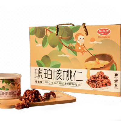 琥珀核桃仁800g年货礼盒健康零食图4
