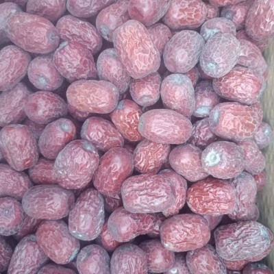 新枣新疆若羌一级未清洗吊干灰枣零食原生态新疆特产红枣5斤包邮图5