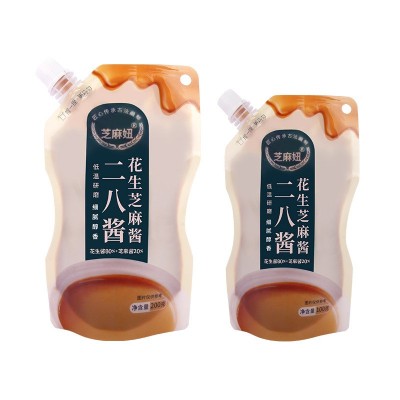 涮火锅蘸料麻酱热干面拌面酱家用小包装袋装二八酱花生芝麻混合酱图5