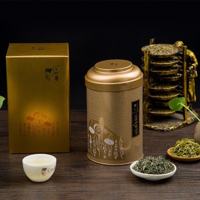 公和厚茶业 庐山云雾茶 明前绿茶茶叶 2025春茶铁罐装125g