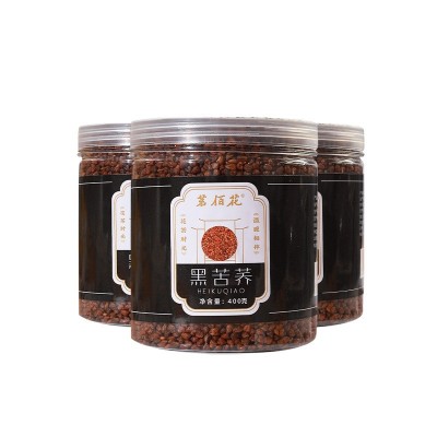 大凉山黑苦荞茶罐装黑苦荞全株苦荞茶荞麦茶花草茶400g一件代发图5