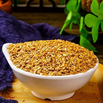 木兮泉黄金亚麻籽250g/袋亚麻籽仁内蒙古生胡麻仔烘焙代餐批发图3