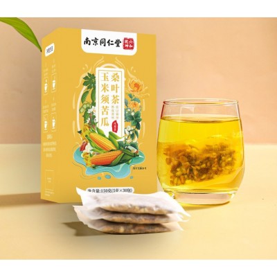 南京同仁堂桑叶双瓜茶三角包独立包装桑叶苦瓜冬瓜茶图5