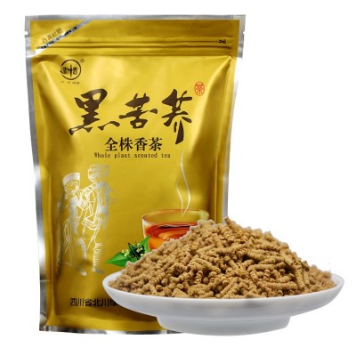 厂家批发 四川大凉山全株黑苦荞茶500g/袋 荞麦茶苦芥茶餐馆酒店图4