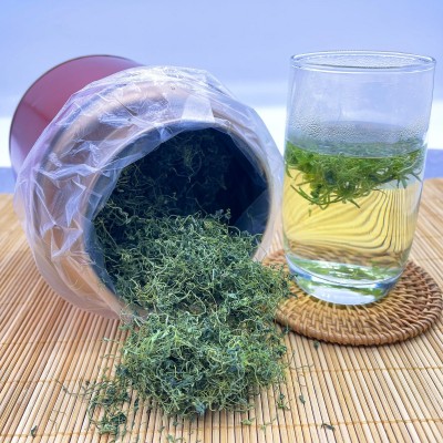 有机基地采摘一级绞股蓝龙须茶批发120克罐装图2