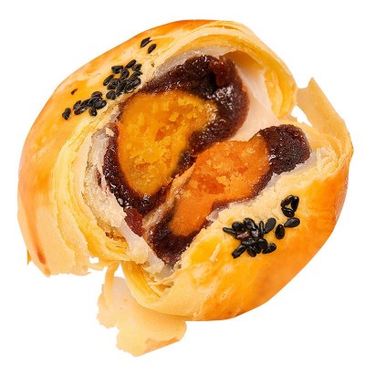 桂小萌蛋黄酥6枚装海鸭蛋雪媚娘 网红零食小吃盒装工厂直供代发图4