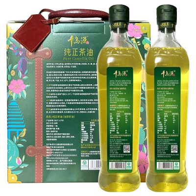 千岛源纯正茶油（礼盒）750ml*2礼盒图3