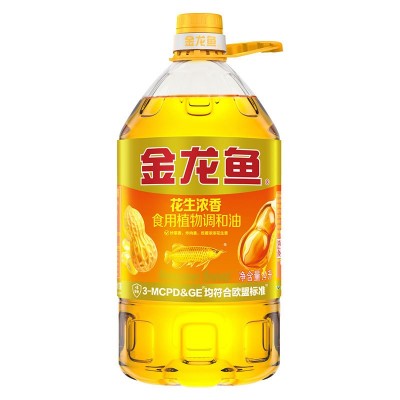金龙鱼花生浓香型食用植物调和油4L/桶厨房炒菜油食用油家用桶装图5