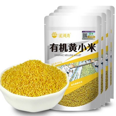 有机黄小米新小米粥小黄米月子米宝宝米450g五谷杂粮蔚县小米批发图2