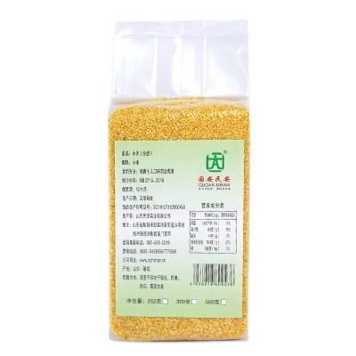 山东黄小米农家新米252g真空装粘糯小黄米五谷杂粮真空米一件代发图5