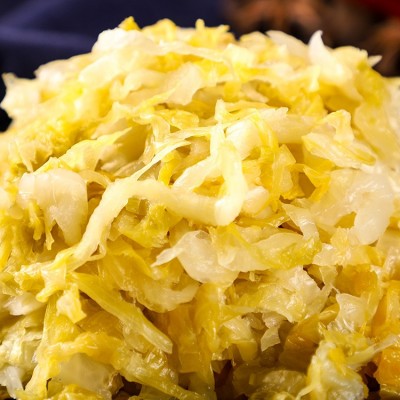 现货东北酸菜 厂家批发20斤一箱 酸菜丝 东北大缸酸菜 白菜腌制图3