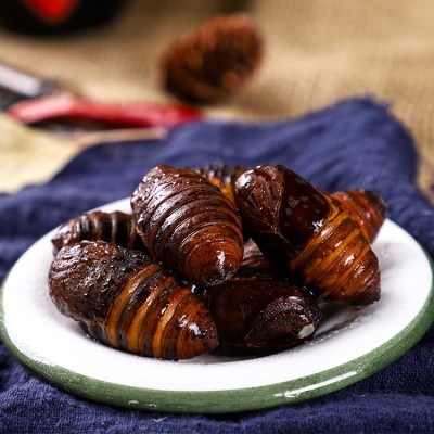 东北蚕蛹东北特产蚕蛹长年大量供应柞蚕蛹4-5厘米图3