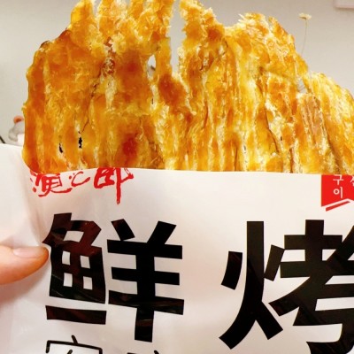 渔之郎安康鱼烤鱼片圆手撕鱼片食品 碳烤鱼肉鱼丝速食纯鱼肉零食