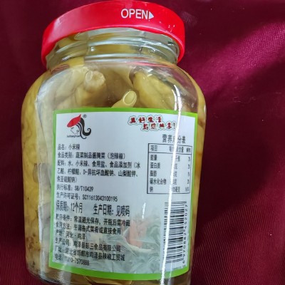 小米辣下饭开胃菜腌菜泡菜泡辣椒酸辣泡椒泡椒凤爪商用瓶装批发图3