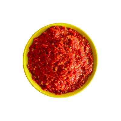 商用泡二荆条酱重庆泡椒沫二荆条辣椒沫红椒剁碎沫餐饮批发1吨装图5