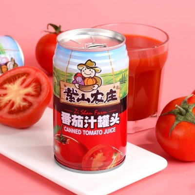 紫山农庄番茄 310ml*6厦航饮品 浓缩鲜榨罐头水果饮料批发图2