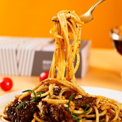 紫山到饭点意大利面方便速食番茄肉酱拌面通心粉儿童意面批发图4