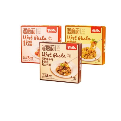 紫山到饭点微波即食方便面番茄肉酱意面方便免煮速食面厂家批发图4
