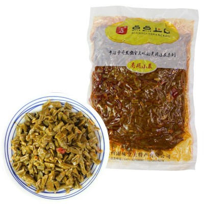 酸豆角1000g袋装酱菜咸菜下饭菜佐餐腌制泡菜豇豆商用开味佐粥图2
