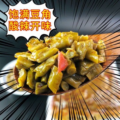 酸豆角1000g袋装酱菜咸菜下饭菜佐餐腌制泡菜豇豆商用开味佐粥图3