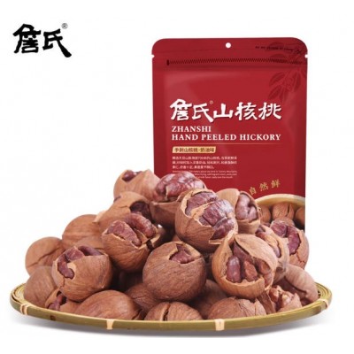 25年新货詹氏手剥山核桃405g好剥袋装奶油椒盐味小胡桃安徽图4