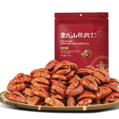 【詹氏_山核桃仁180g】袋装包装安徽宁国特产胡桃仁坚果零食炒货图4