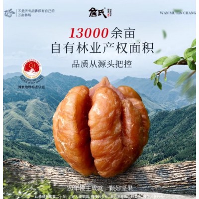 25年新货詹氏山核桃仁分享装250gX2共500g散装独立小包装核桃肉图2