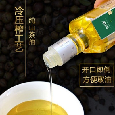 【工厂直发】有机山茶油食用油500mL压榨茶籽油批发团购礼品装图2