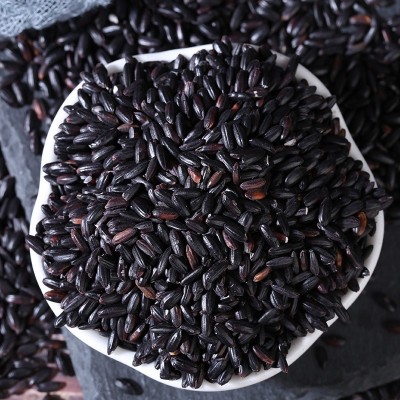 现货批发东北当季黑米 煮粥食品原料五谷杂粮粗粮 袋装50斤黑香米图5