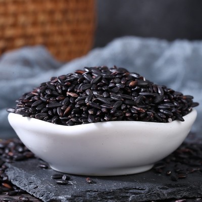 现货批发东北当季黑米 煮粥食品原料五谷杂粮粗粮 袋装50斤黑香米图4