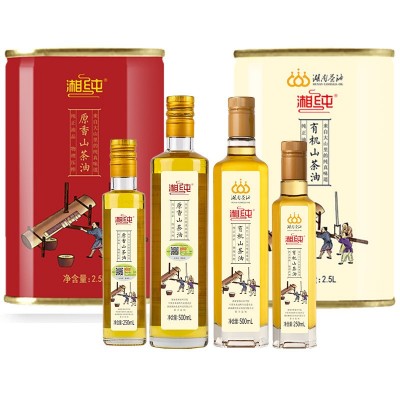 山茶油厂家直供一级压榨冷榨茶籽油出口团购批发纯茶油食用油有机