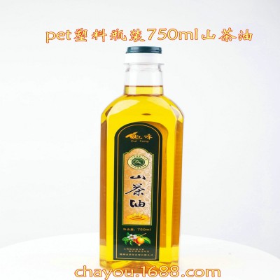 批发定制500ml瓶装纯山茶油食用油山茶籽油中秋企业礼品礼盒套装图3