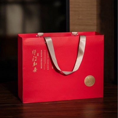 嫣语茶话祁门红毛峰茶礼盒装伴手礼茗茶茶礼春节送茶礼祁红香螺