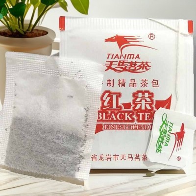 红茶茶包 袋泡茶一次性茶包100小袋双层带线旅行酒店饭店用茶红茶图3
