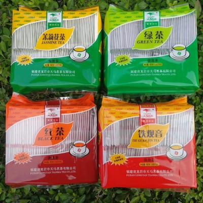 绿茶袋泡茶一次性茶包 每袋/100小包 酒店KVT 饭店奶茶绿茶小包茶图3