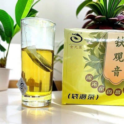 金龙壶铁观音茶包袋泡茶100小袋 带线带标防水防潮酒店奶茶乌龙茶图2
